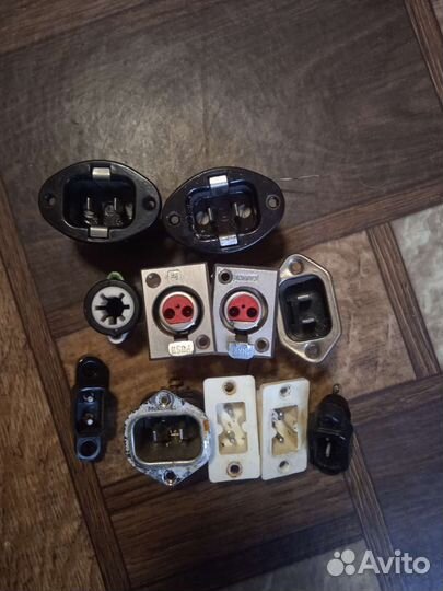 Разъемы сетевые и прочие винтаж. Цена за все