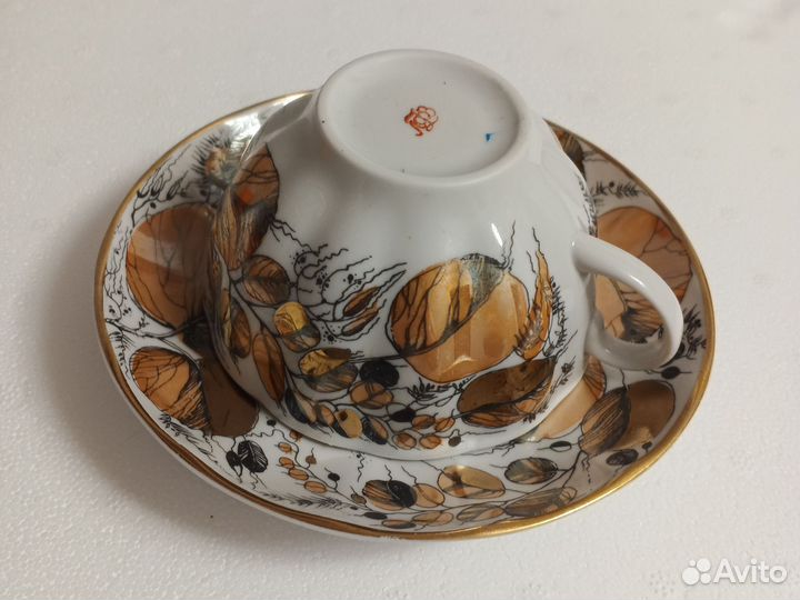 Чашка с блюдцем, чайная пара