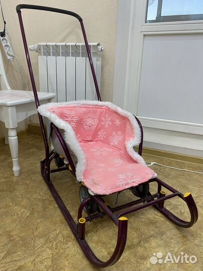 Санки с колесами