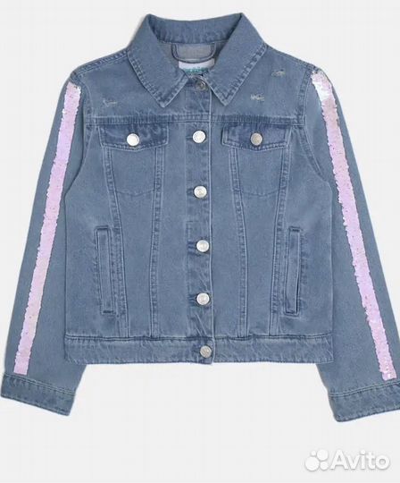 Джинсовая куртка для девочки acoola