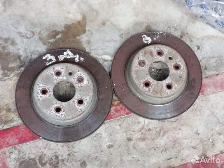 Передние тормозные диски с колодками opel astra