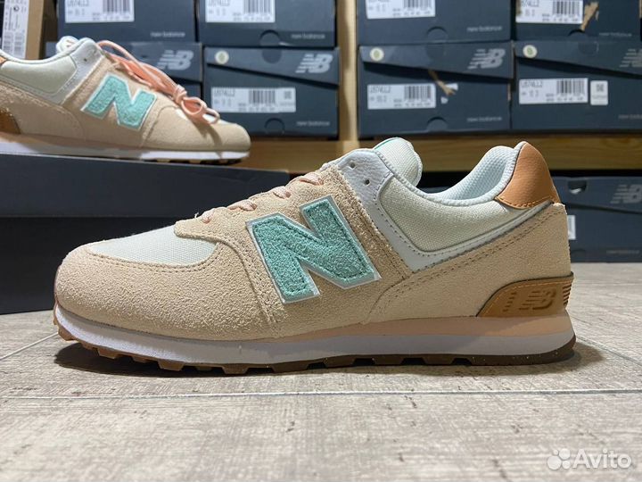 Кроссовки New Balance 574 Rose Surf (EU38,5-40)