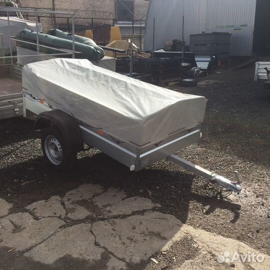 Автоприцеп 2,05*1,1 с тентом мзса - 00