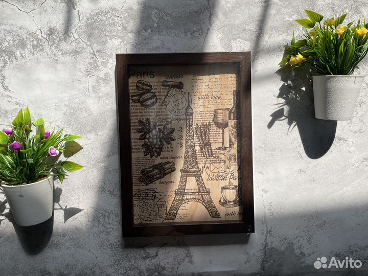 Ключница настенная из дерева