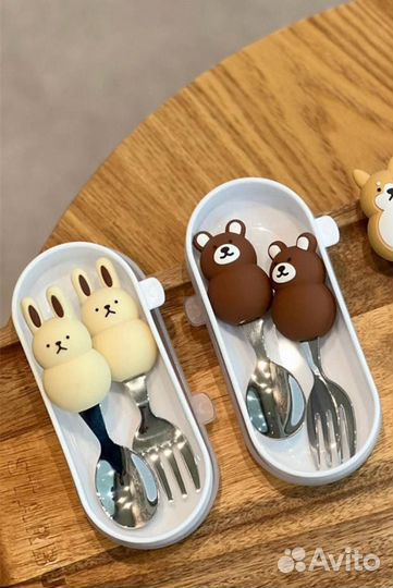Детские ложка и вилка