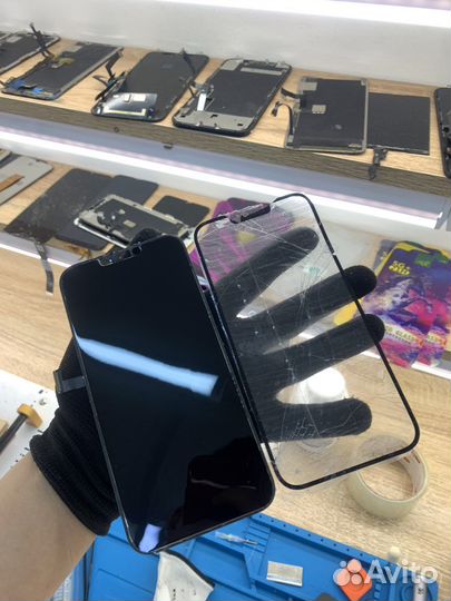 Замена стекол экрана iPhone, Android
