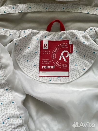 Ветровка для девочки 116 reima