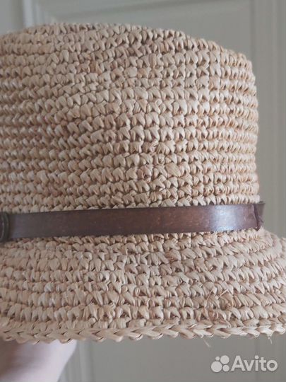 Шляпа Zara Испания оригинал соломенная р 56