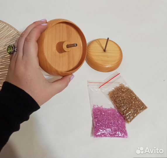 Спиннер для нанизывания бисера новый