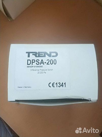 Реле перепада давления воздуха Trend dpsa-200 имее