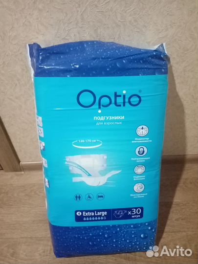 Памперсы для взрослых Optio 4 размер xl