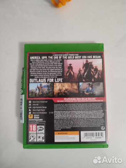 Диск Xbox one Red Dead redemption 2
