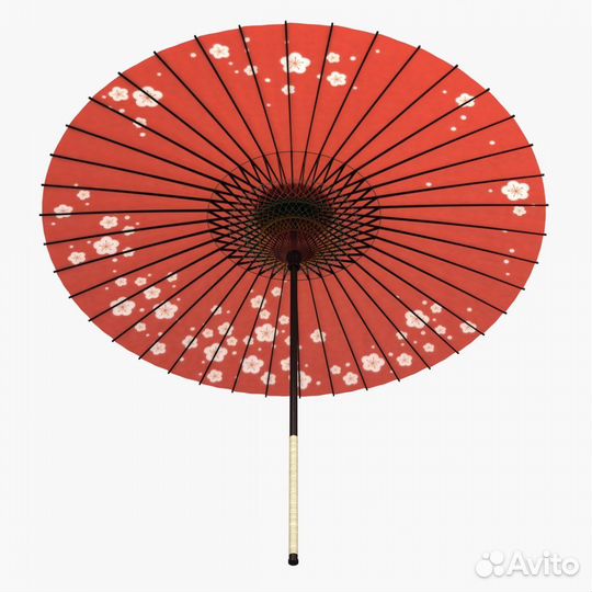 Китайский азиатский большой зонт 78см декор