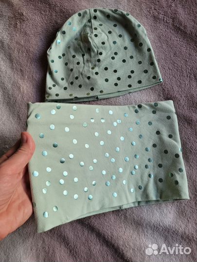 Шапка и снуд на девочку H&M 104