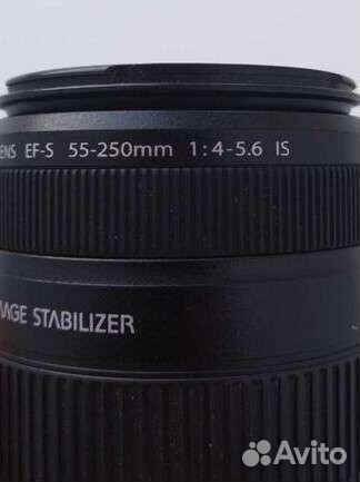 Объектив Canon ef-s 55 250mm 1:4-5.6 is