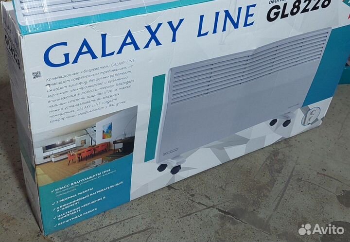 Вмятина.Конвекционный обогреватель Galaxy line GL