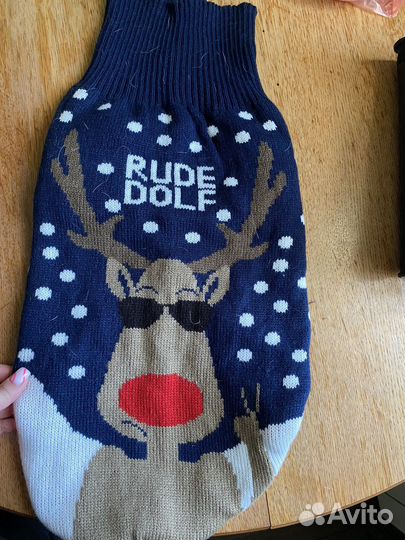 Пончо и свитер для собаки