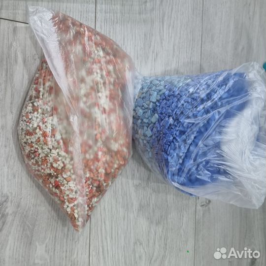 Украшение для аквариума, флуоресцентные, грунт