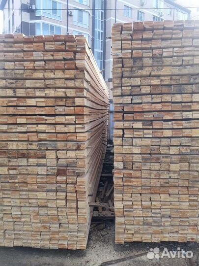 Доска обрезная сосна зеленка 25*150*6000