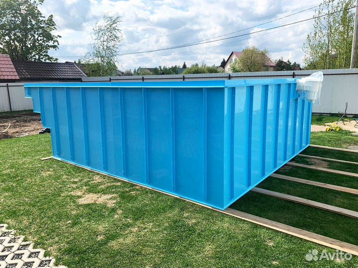 Бассейн 5x4 полипропиленовый