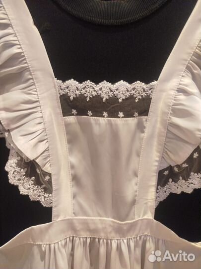 Белый школьный фартук 44