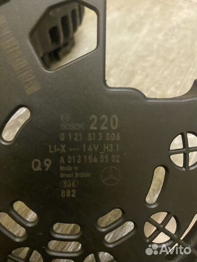 Генератор mercedes 221 5.5