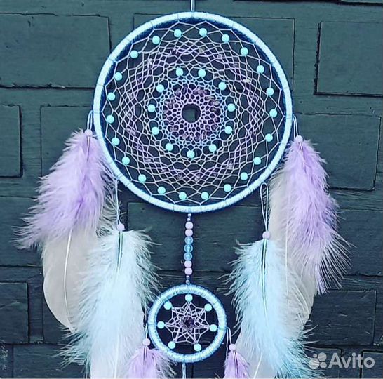 Ловец снов с натуральным камнем