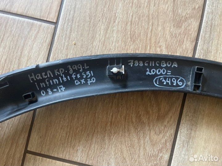 Накладка крыла задняя левая Infiniti Fx S51 Qx70 С