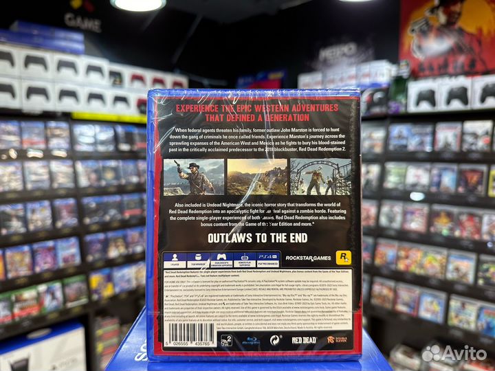 Игры для PS4: Red Dead Redemption (Русская версия)