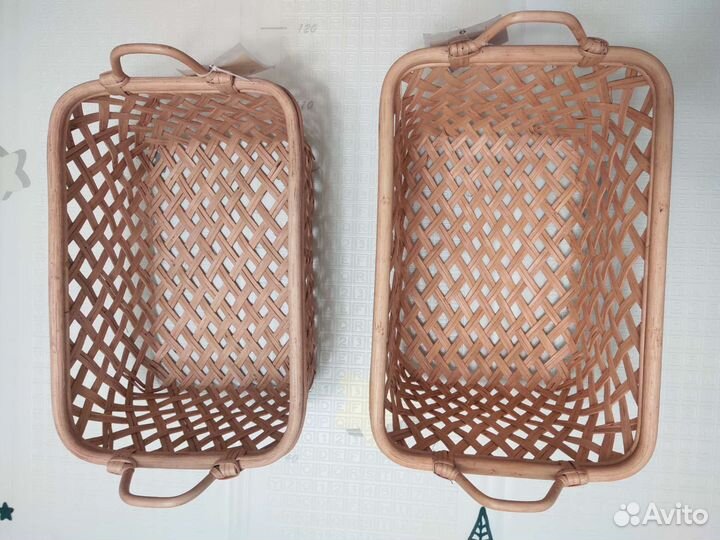 Корзина плетеная большая IKEA новая