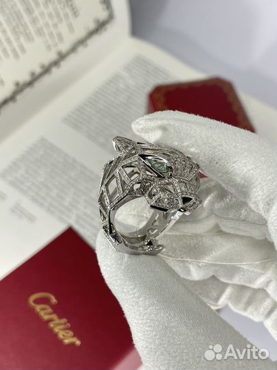 Cartier panthere кольцо пантера