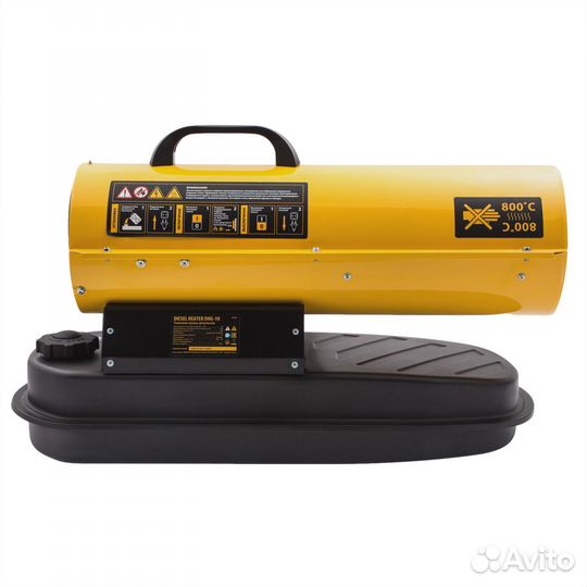 Тепловая пушка дизельная 10 кВт Denzel