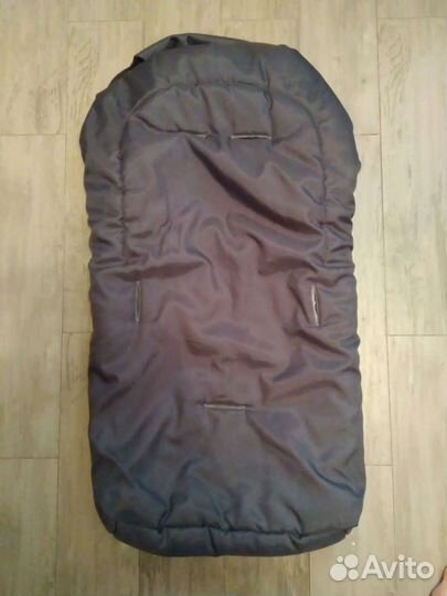 Зимний конверт в коляску овчина Womar