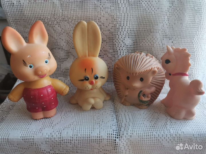 Резиновые игрушки СССР