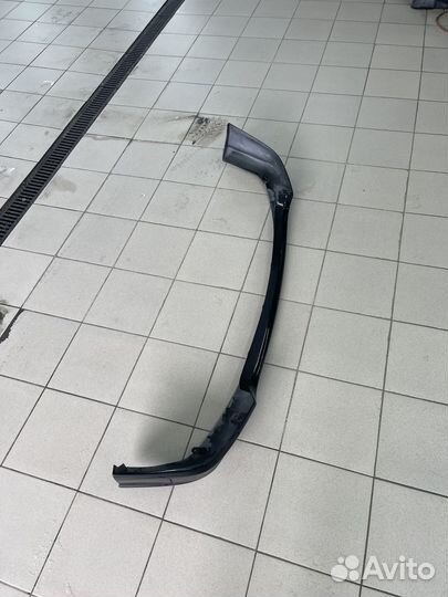 Накладка на передний бампер ep3 type r губа