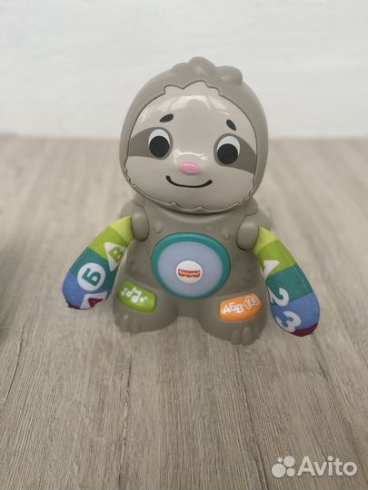 Игрушки fisher price Ленивец,Лось,Ежик