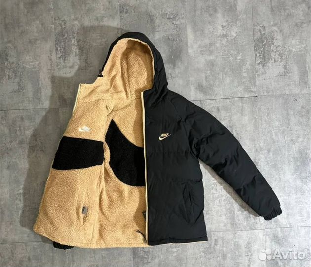Куртка бомбер барашка Nike