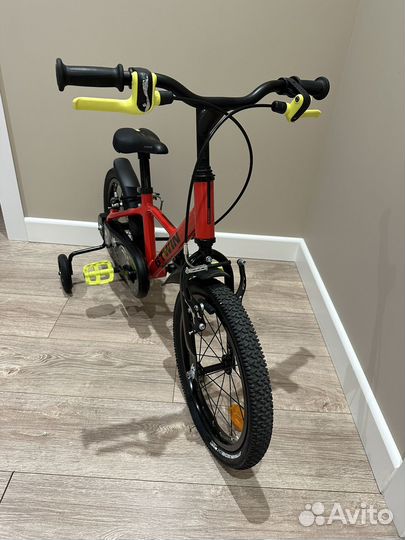 Детский велосипед 16 легкий BTwin Racing 900