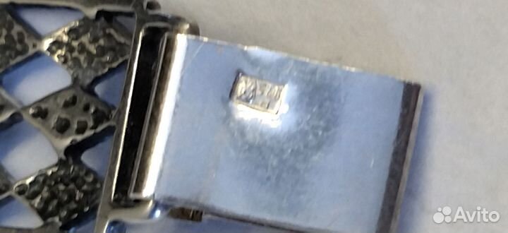 Широкий браслет. серебро 925 проба 17 см 16.49 гра