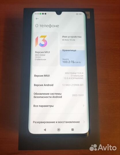 Xiaomi Mi Note 10 Lite, 8/128 ГБ