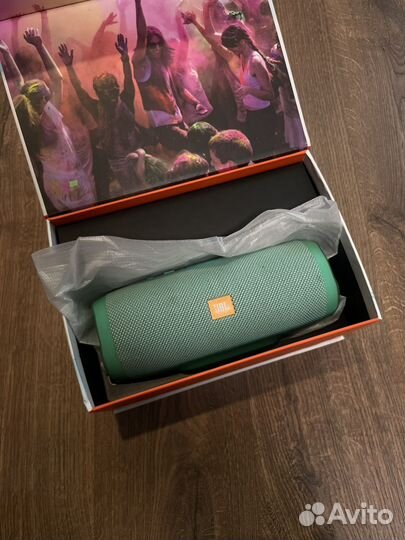 Колонка jbl charge 3 бирюзовая