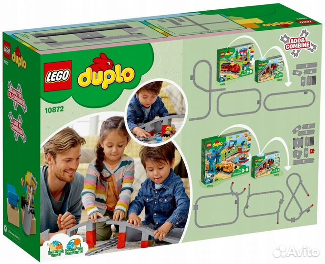 Конструктор Lego Duplo 10872 Железнодорожный мост