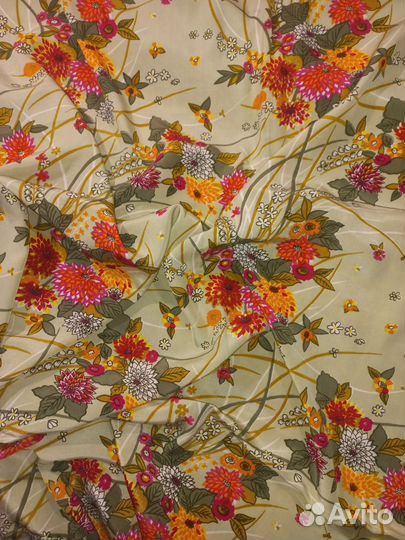 Ткань крепдешин СССР 90*1.34м