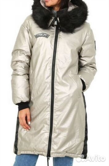 Пальто-парка зимнее 46-48
