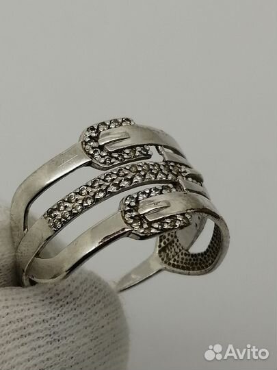 Серебряное кольцо женское 925 пробы