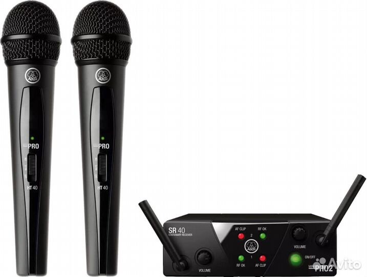 AKG WMS 40 Mini2 dual Vocal Set US25A/C