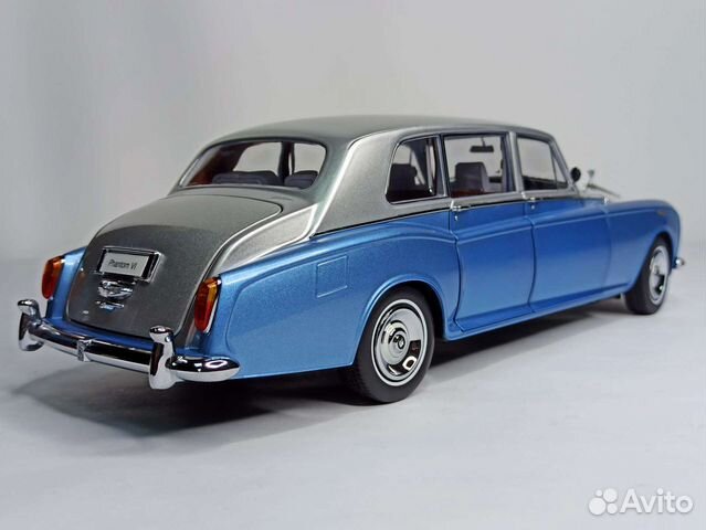 Rolls-Royce Phantom VI Silver Blue 1:18 Kyosho