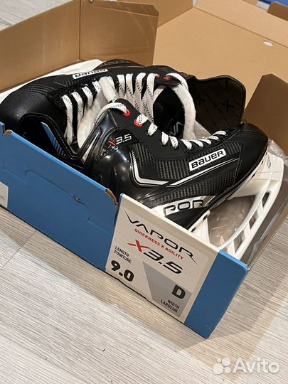 Хоккейные коньки bauer 42.5 размер