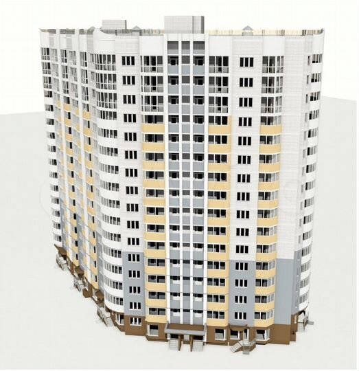 1-к. квартира, 46,9 м², 12/16 эт.