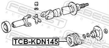 Подшипник подвесной карданного вала TCB-KDN145